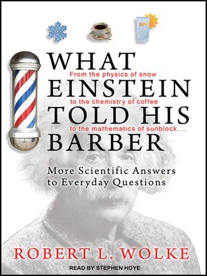 cover image of What Einstein Told His Barber